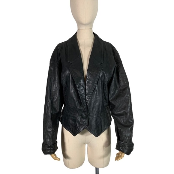 Vintage Lamen Nuytens Leather Jacket Size 40 - Picture 1 of 12